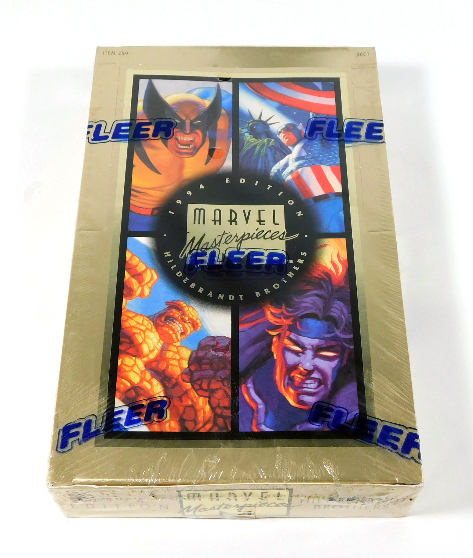 1994 Fleer Marvel Masterpieces Trading Card Box Sealed (36