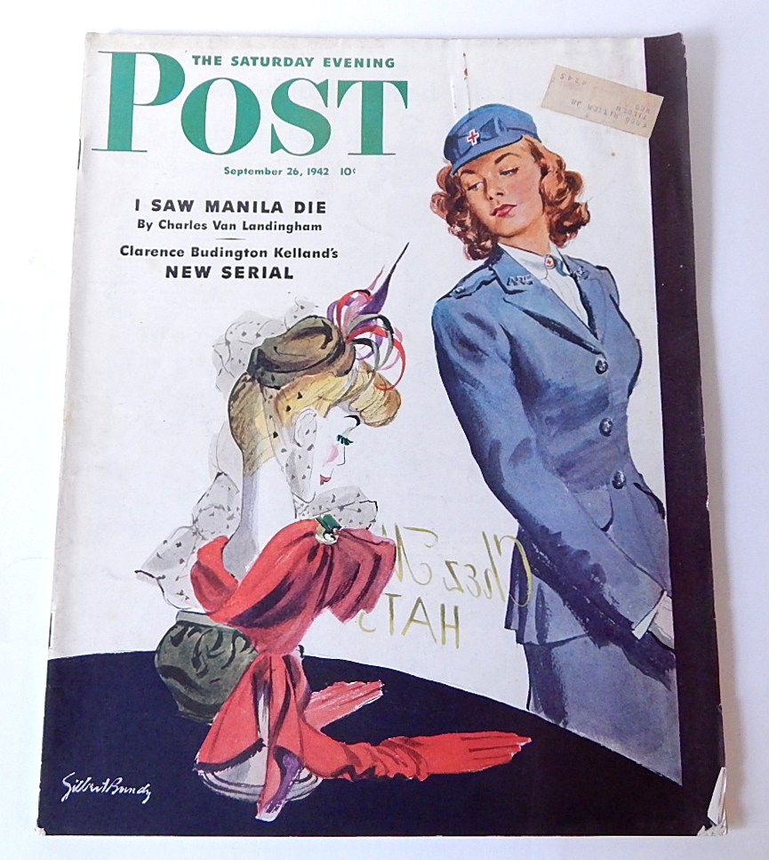Hunter and Spaniel, Saturday Evening Post Cover 