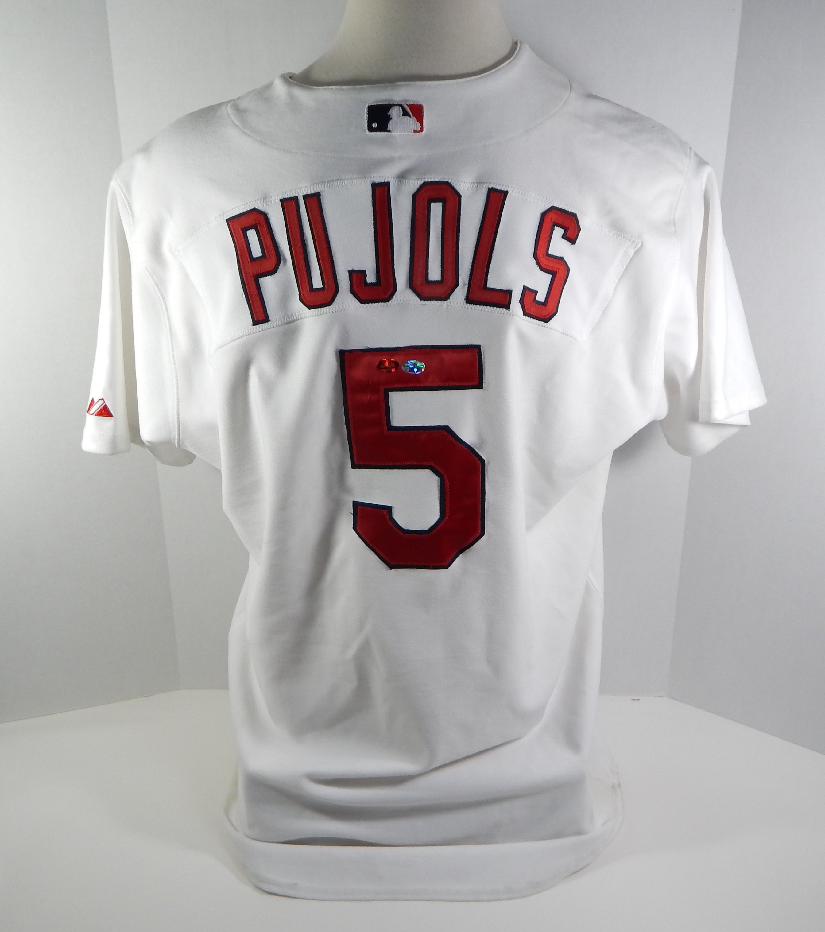 2004 St. Louis Cardinals Albert Pujols #5 Game Used White Jersey | eBay