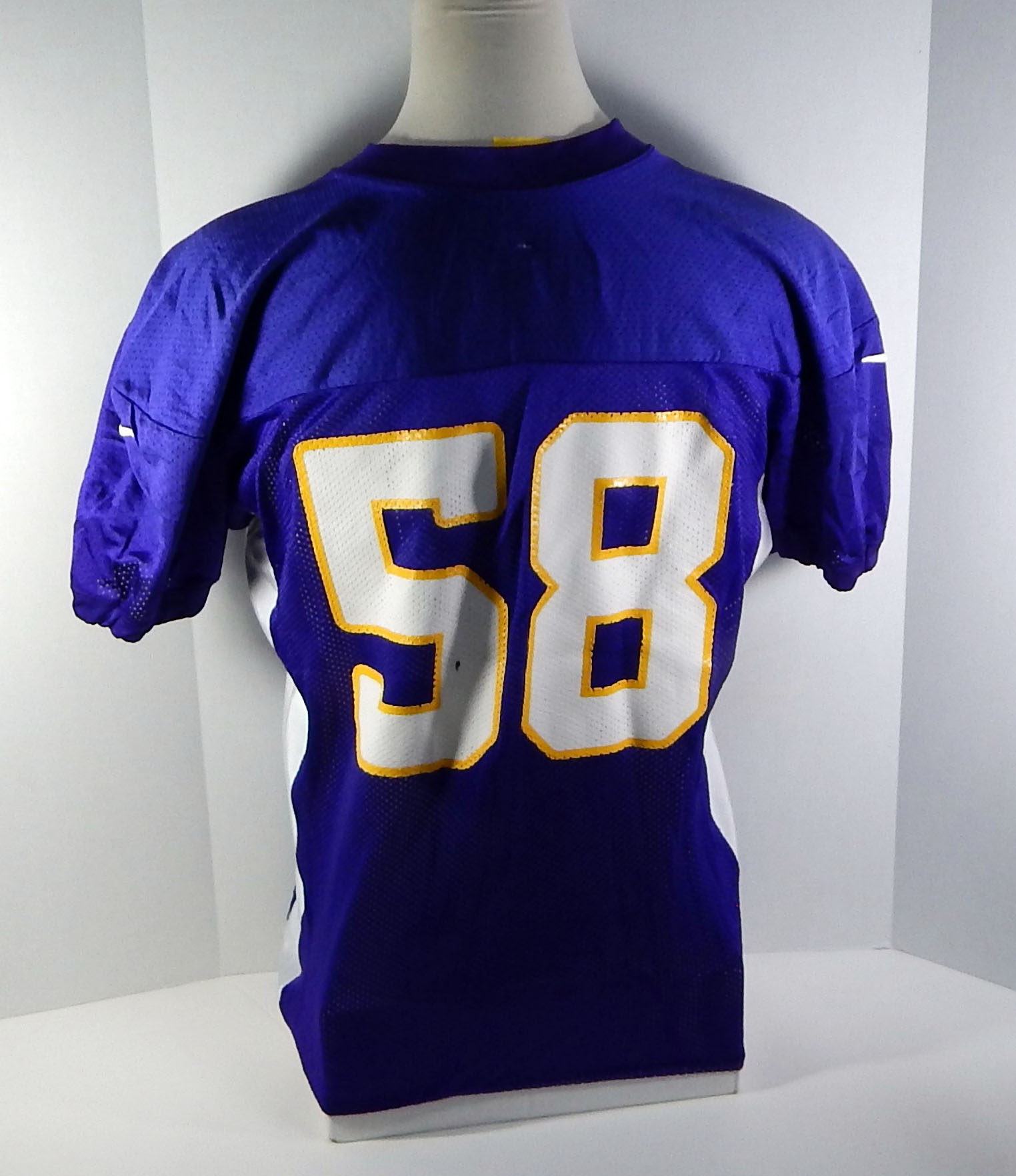 Details about Minnesota Vikings #58 Game Issued Purple Practice Jersey