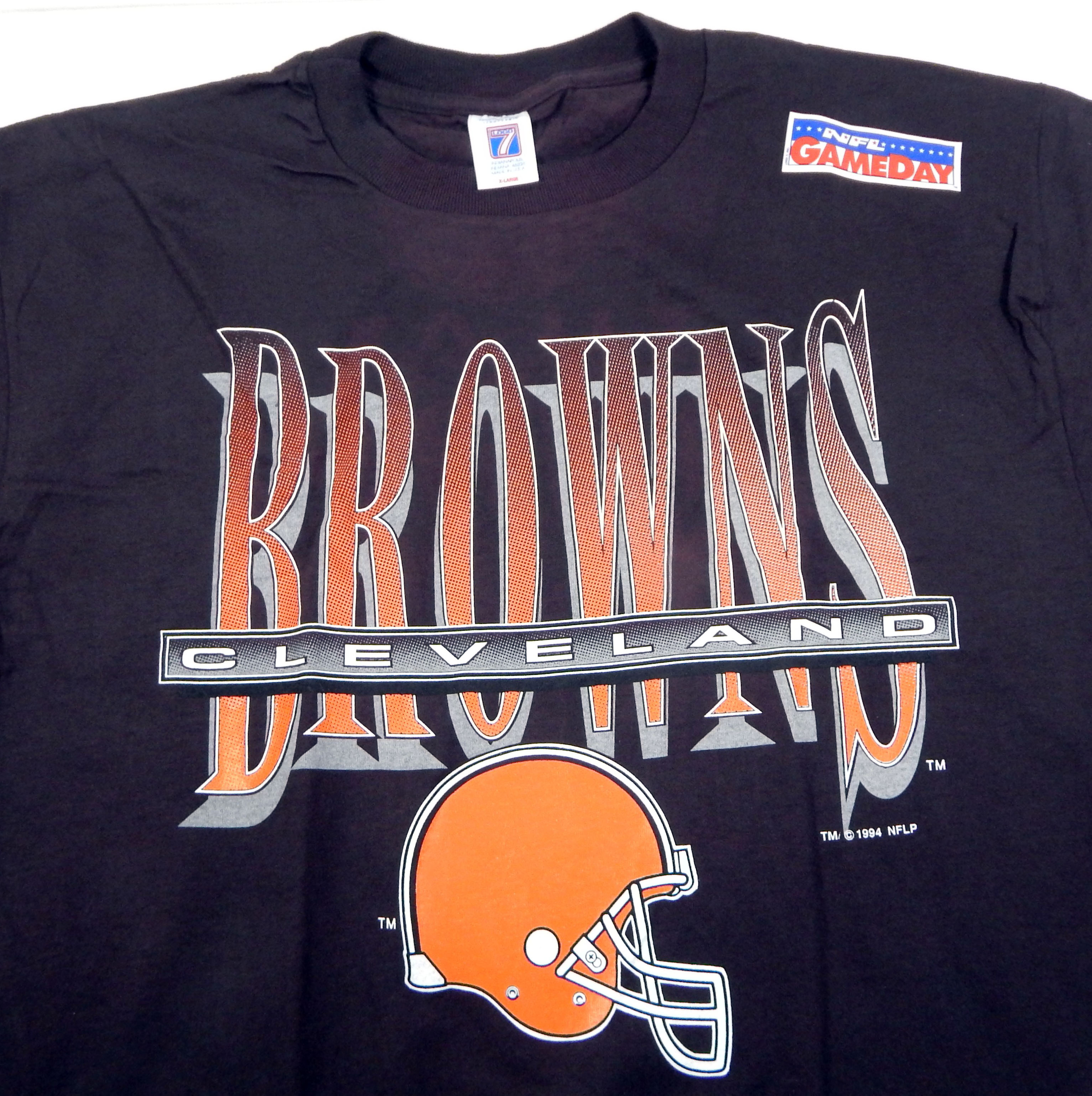 Vintage Cleveland Browns Brown Logo 7 T Shirt Size: XL New | eBay