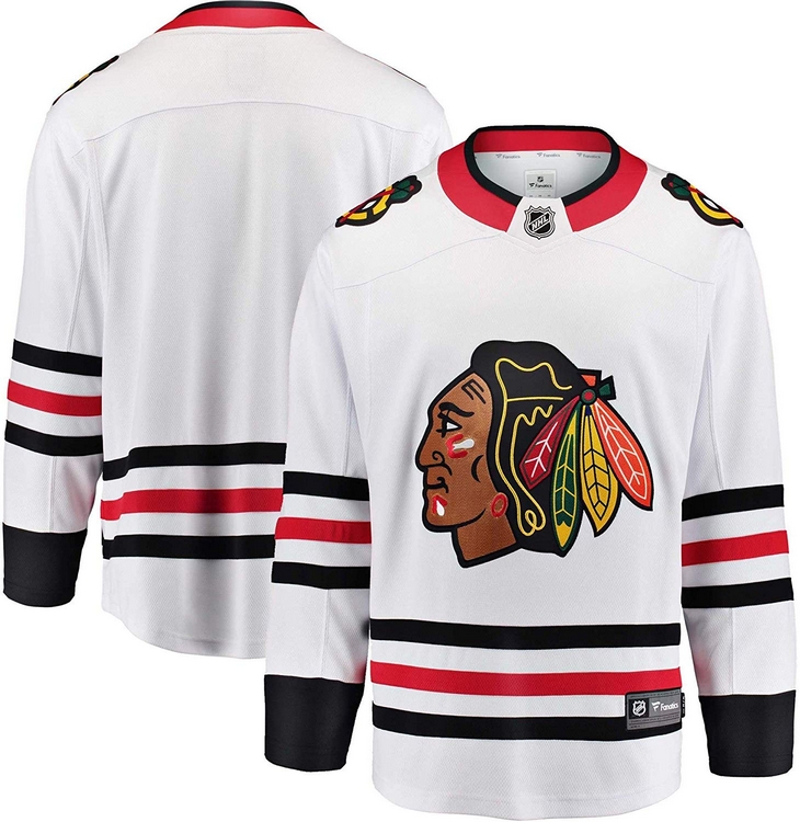 chicago blackhawks white jersey