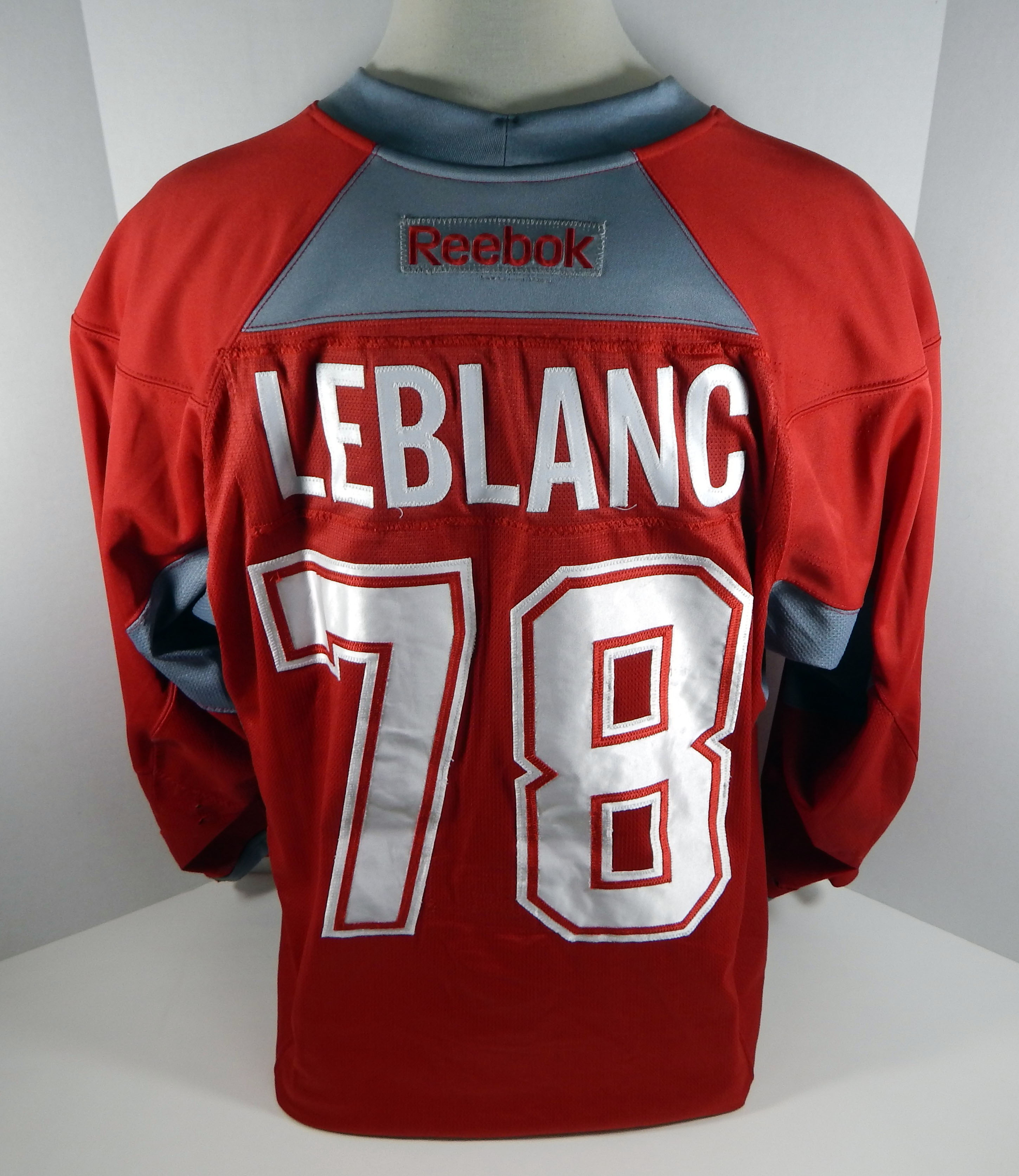 Montreal Canadiens Stefan Leblanc #78 Game Used Red ...
