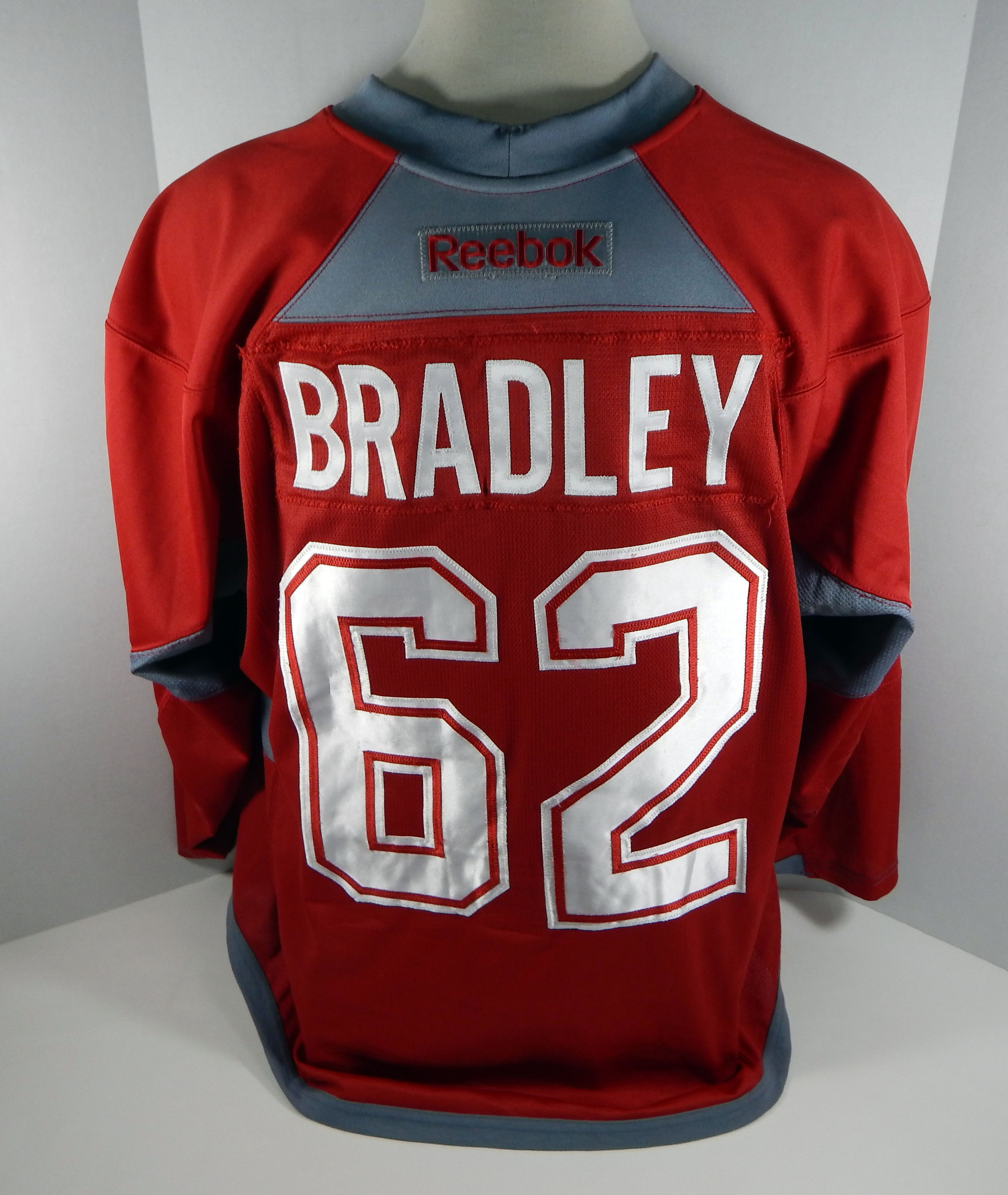 Montreal Canadiens Matt Bradley #62 Game Used Red Practice ...
