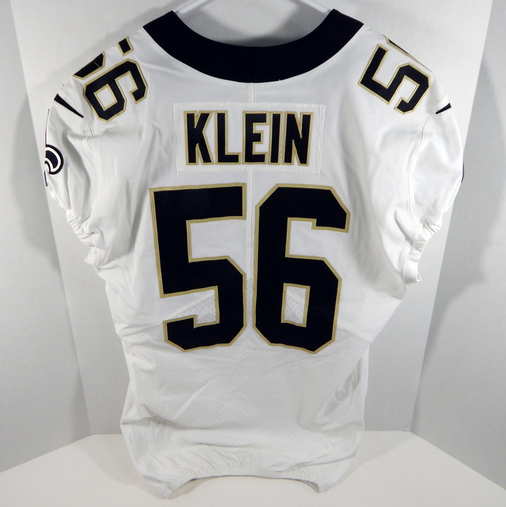 A.J. Klein #56 Game Issued White Jersey 