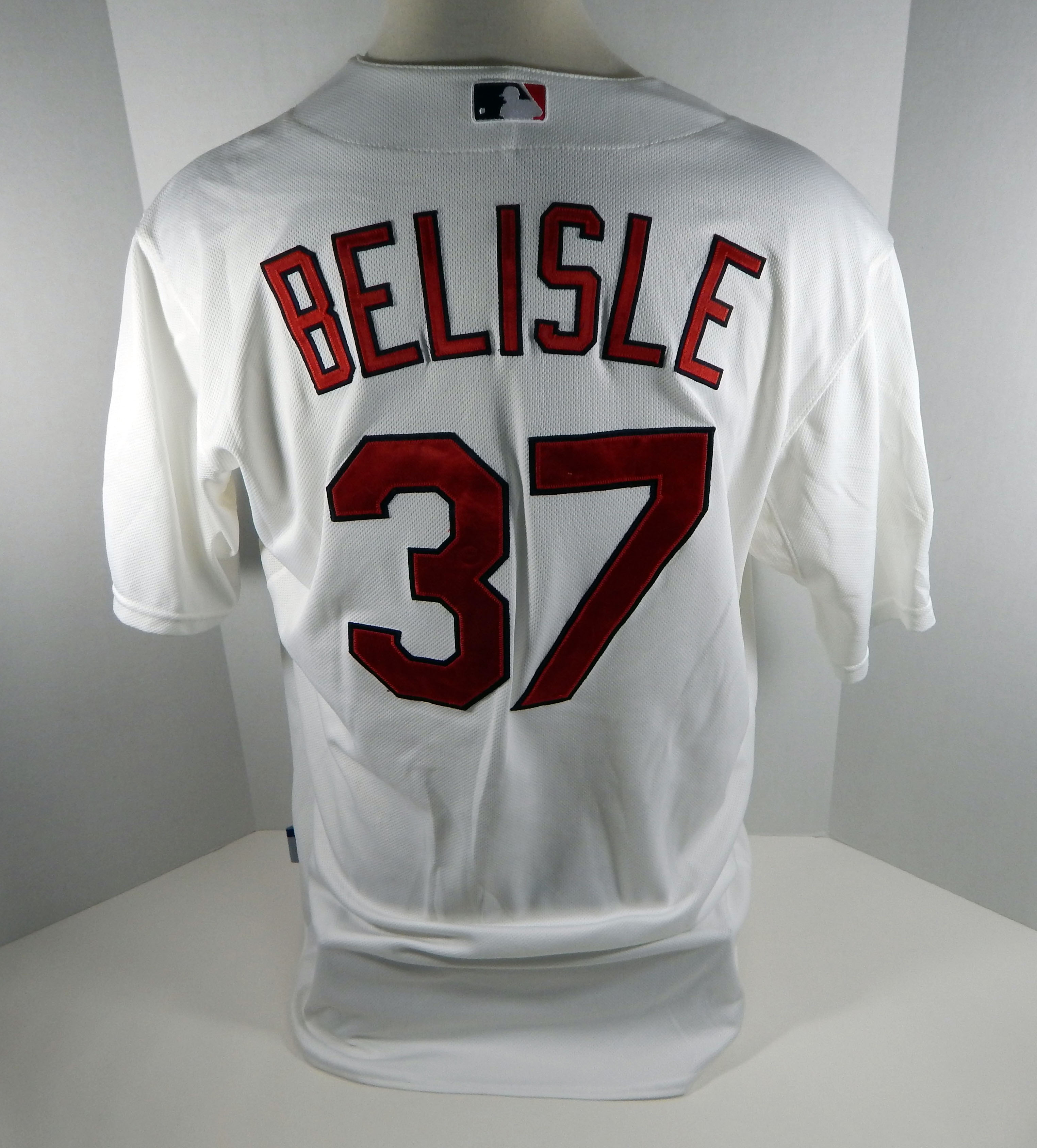 2015 St. Louis Cardinals Matt Belisle #37 Game Issued White Playoff Jersey | eBay