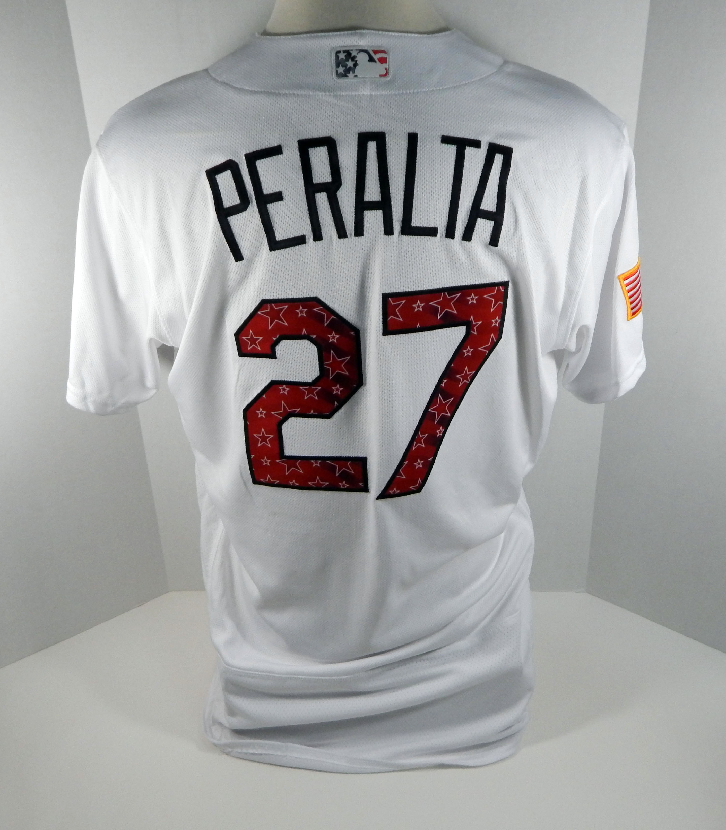 2017 St. Louis Cardinal Jhonny Peralta #27 Game Issued White Star Stripe Jersey | eBay