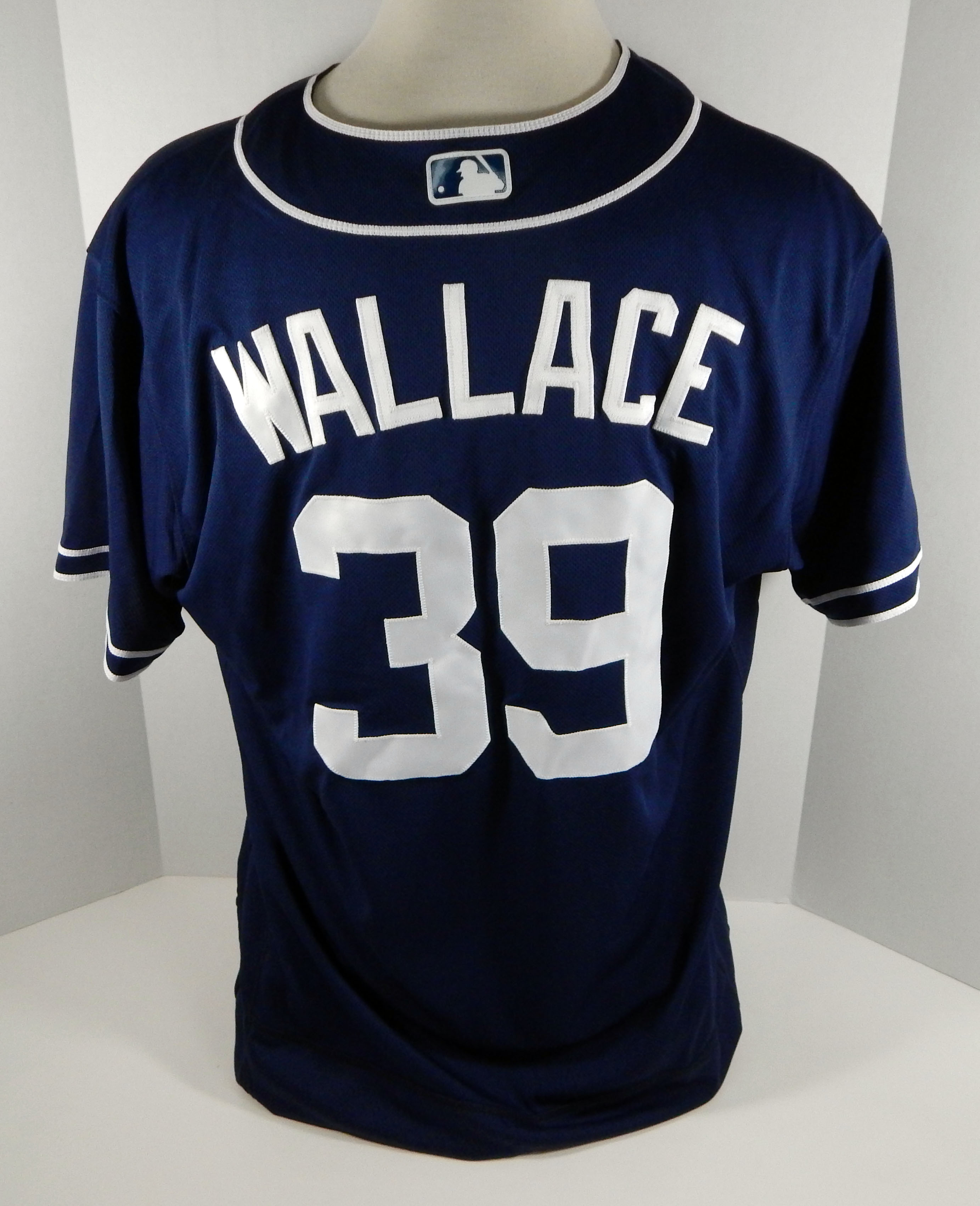2017 San Diego Padres Brett Wallace #39 Game Issued Navy ...