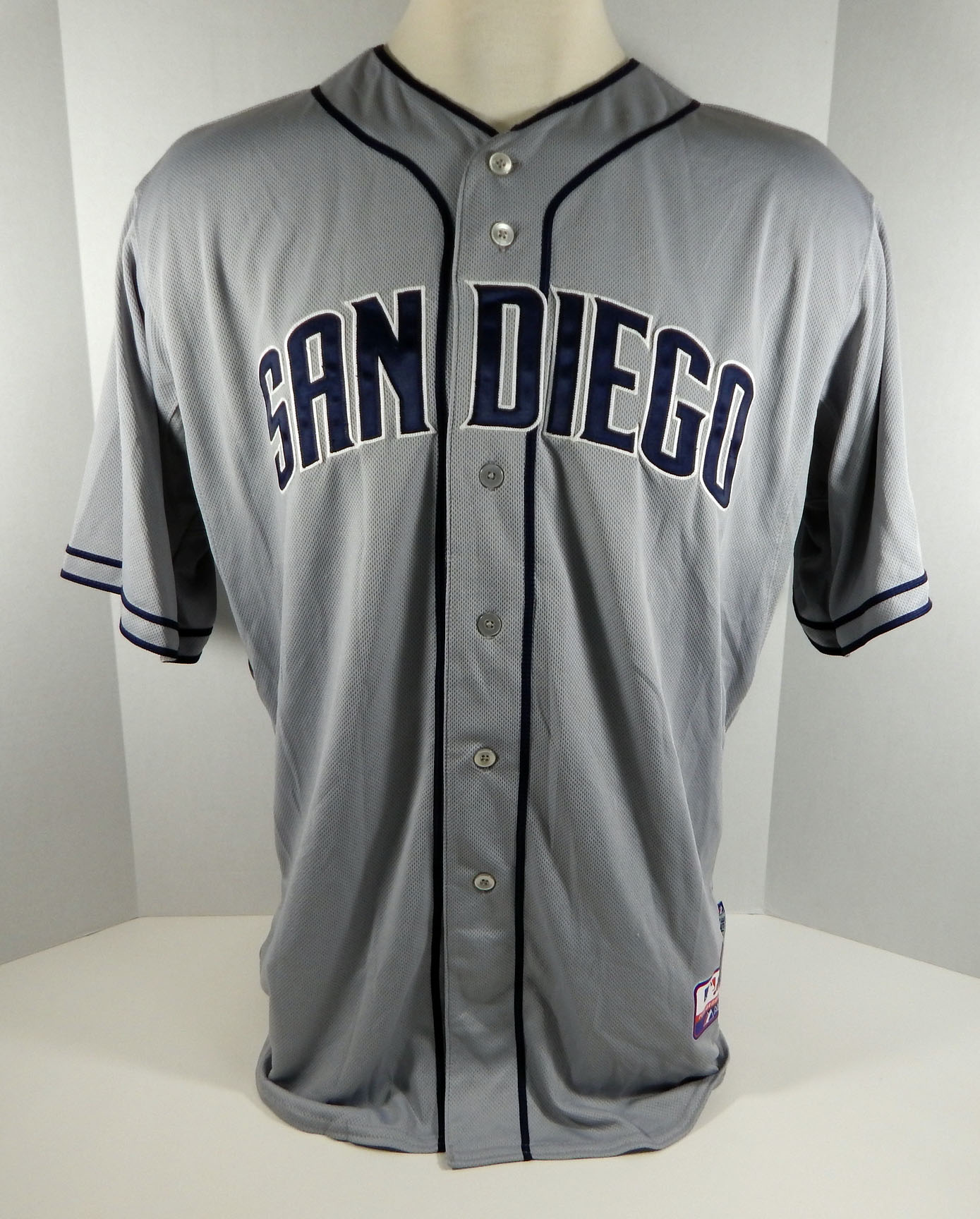 San Diego Padres Darren Balsey #36 Game Issued Grey Jersey ...