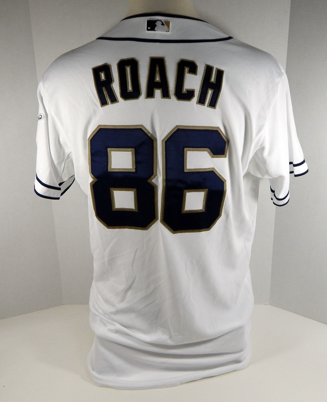 2013 San Diego Padres Donn Roach #86 Game Used White ...