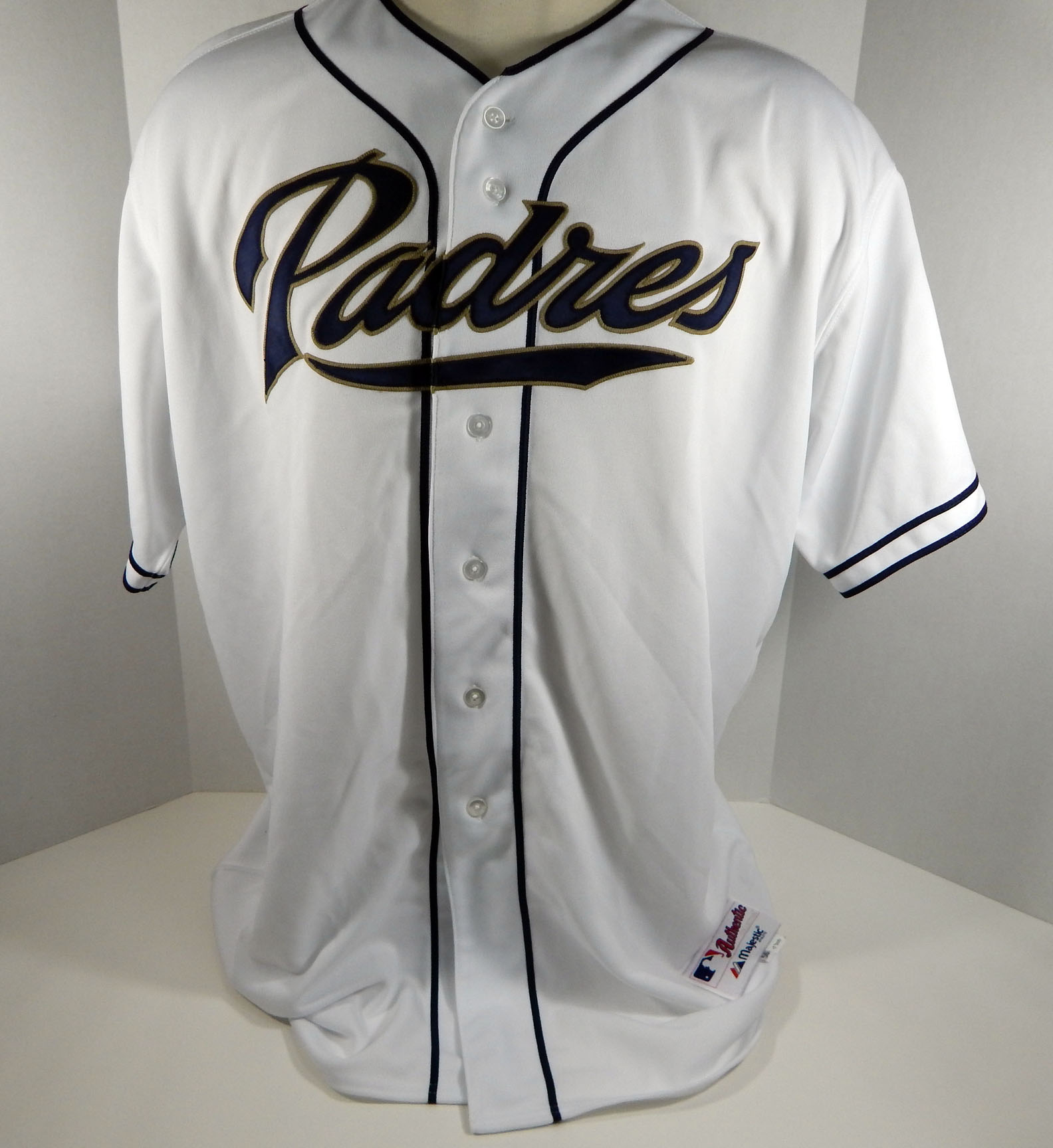 San Diego Padres Blank # Game Issued White Jersey SDP0336 ...
