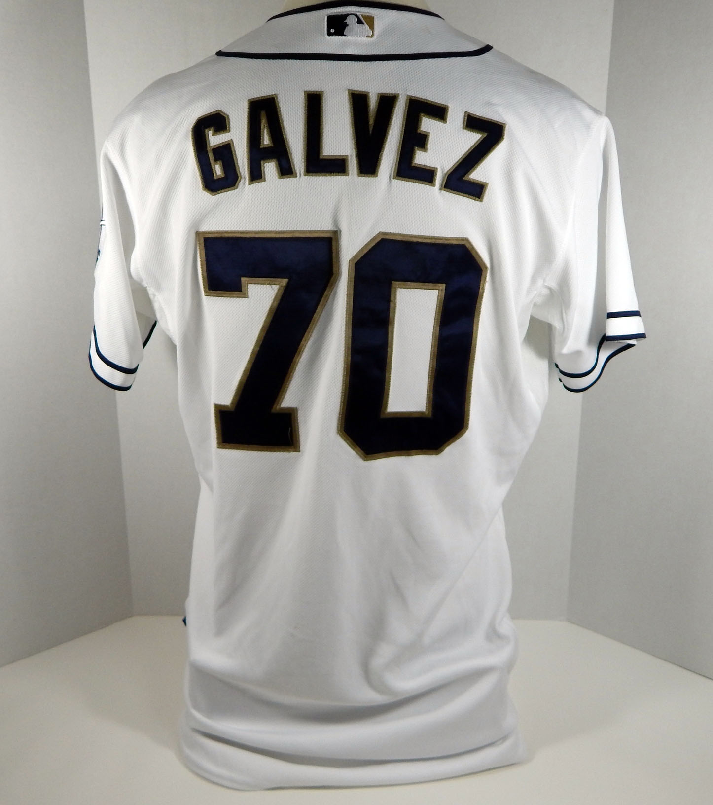 2013 San Diego Padres Jonathan Galvez #70 Game Used White ...
