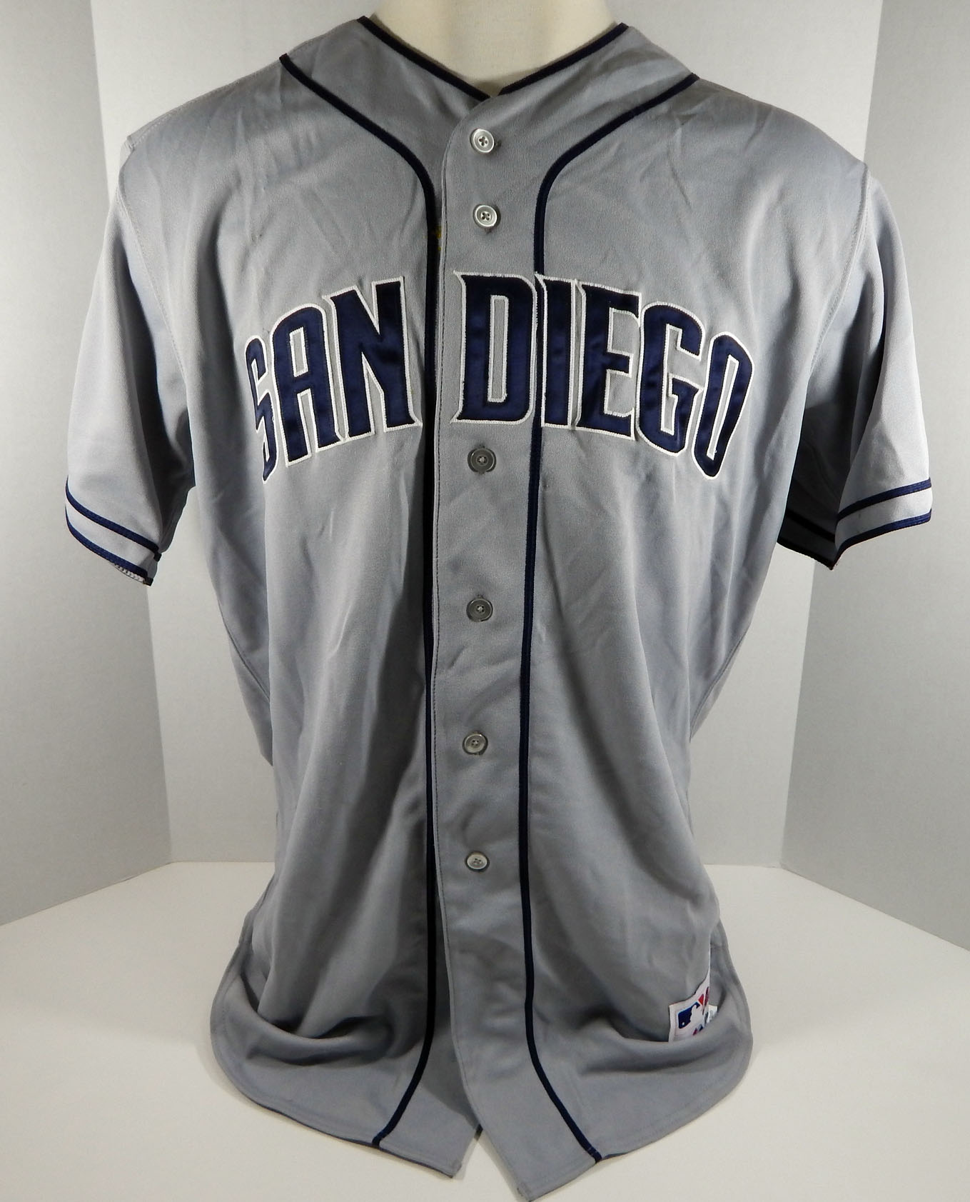 San Diego Padres Blank # Game Issued Grey Jersey SDP0462 ...