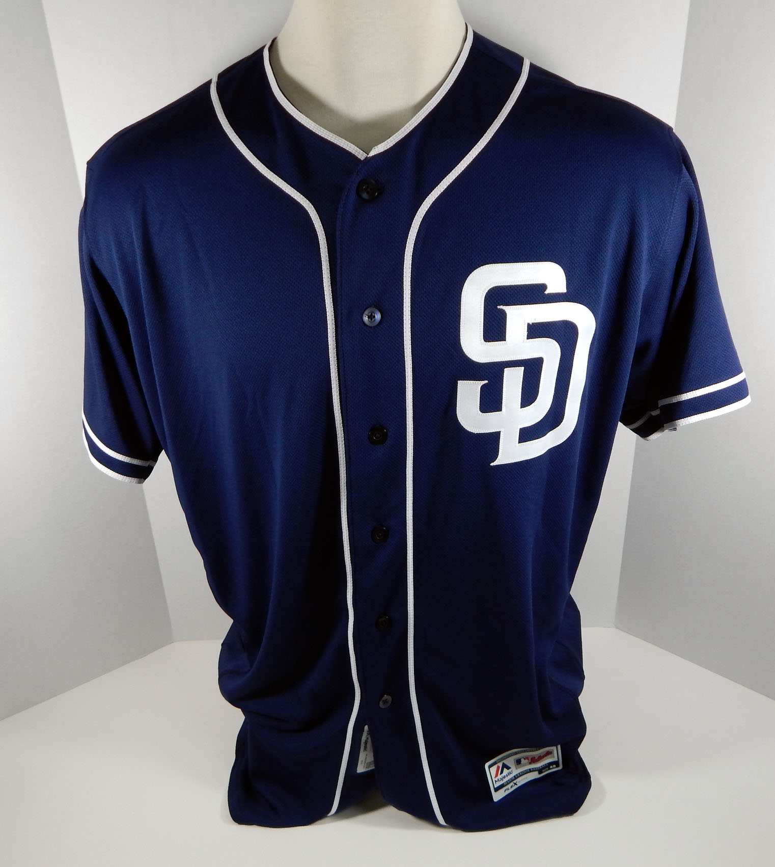 2017 San Diego Padres Christian Friedrich #53 Game Issued Navy Jersey SDP0589   eBay