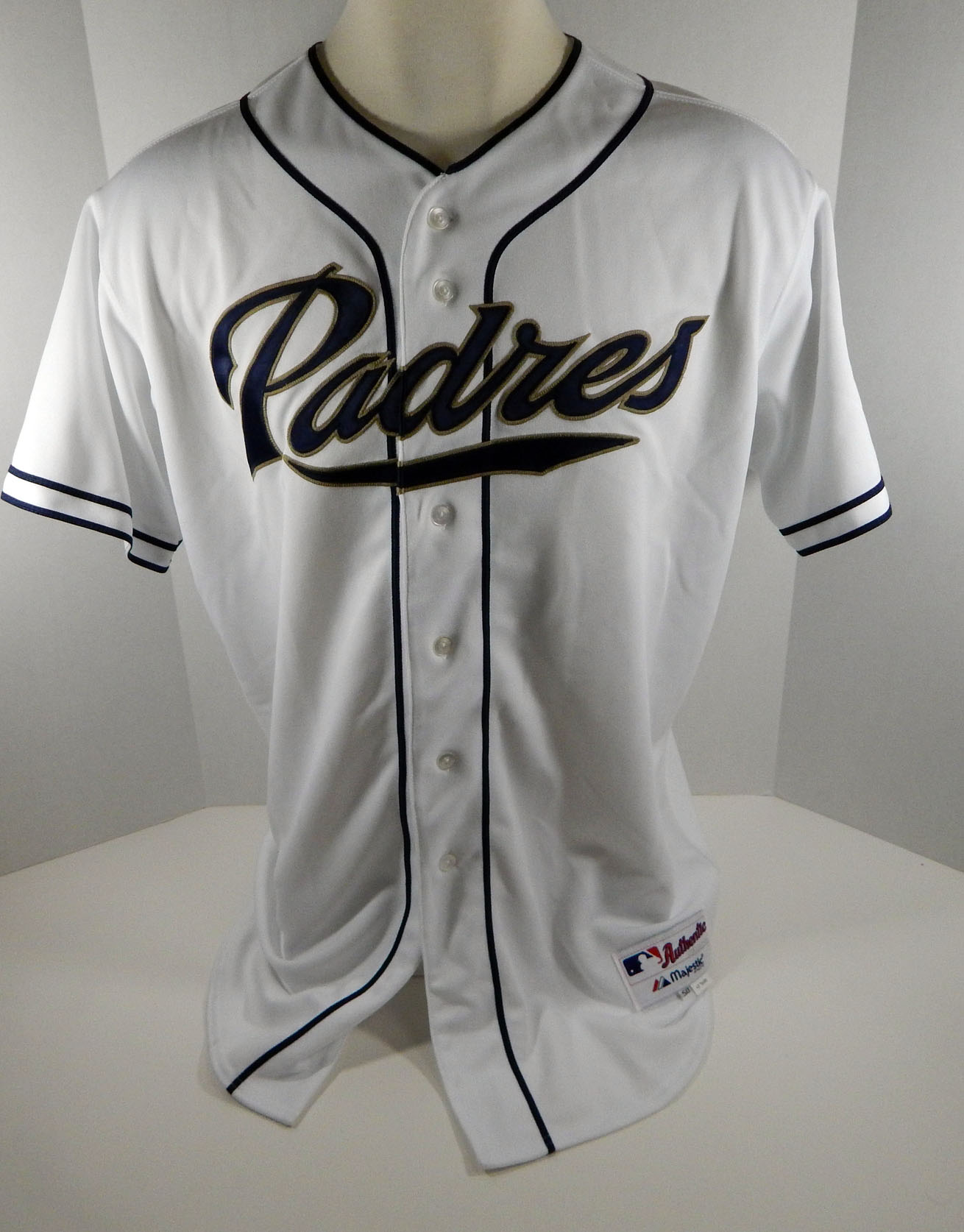San Diego Padres Blank # Game Issued White Jersey SDP0688 ...