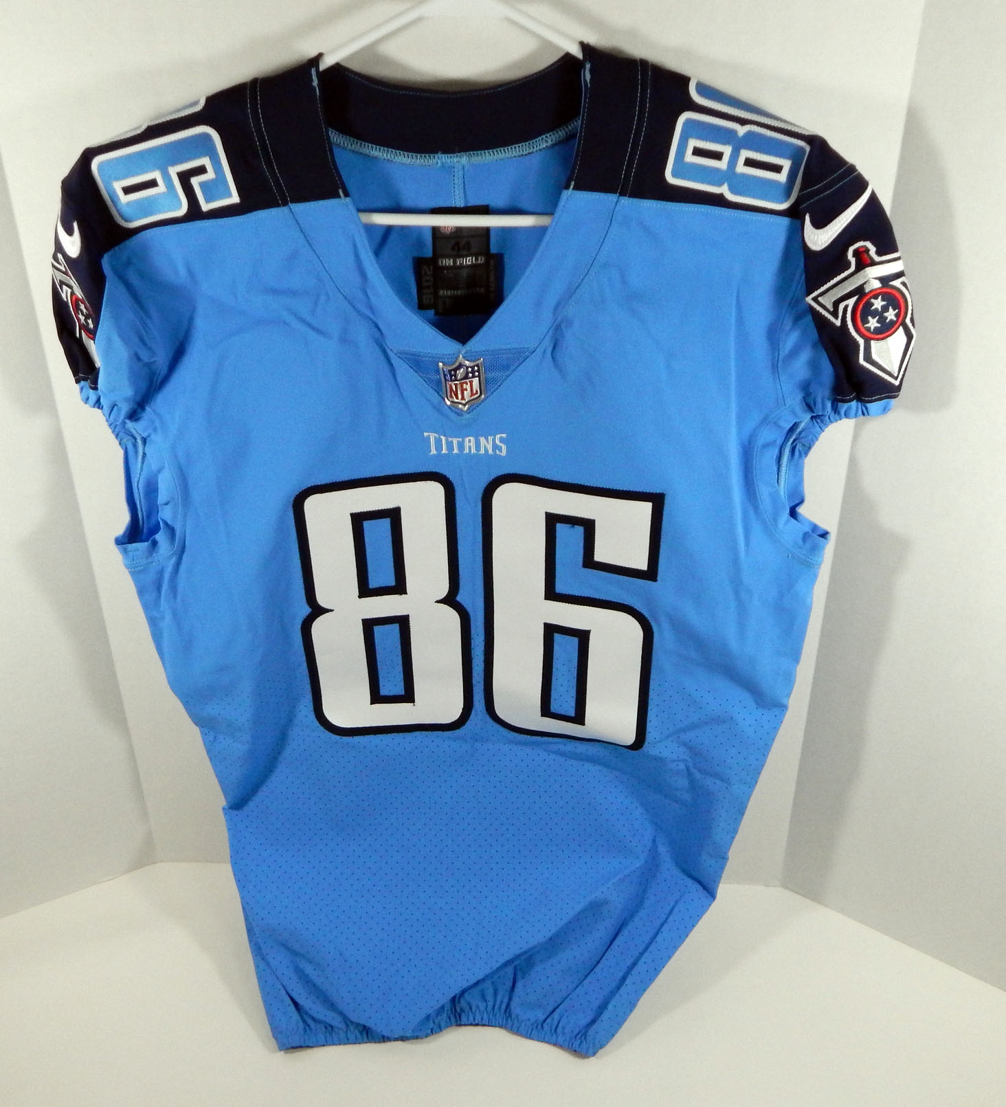 2016 Tennessee Titans #86 Game Issued Light Blue Color Rush Jersey eBay