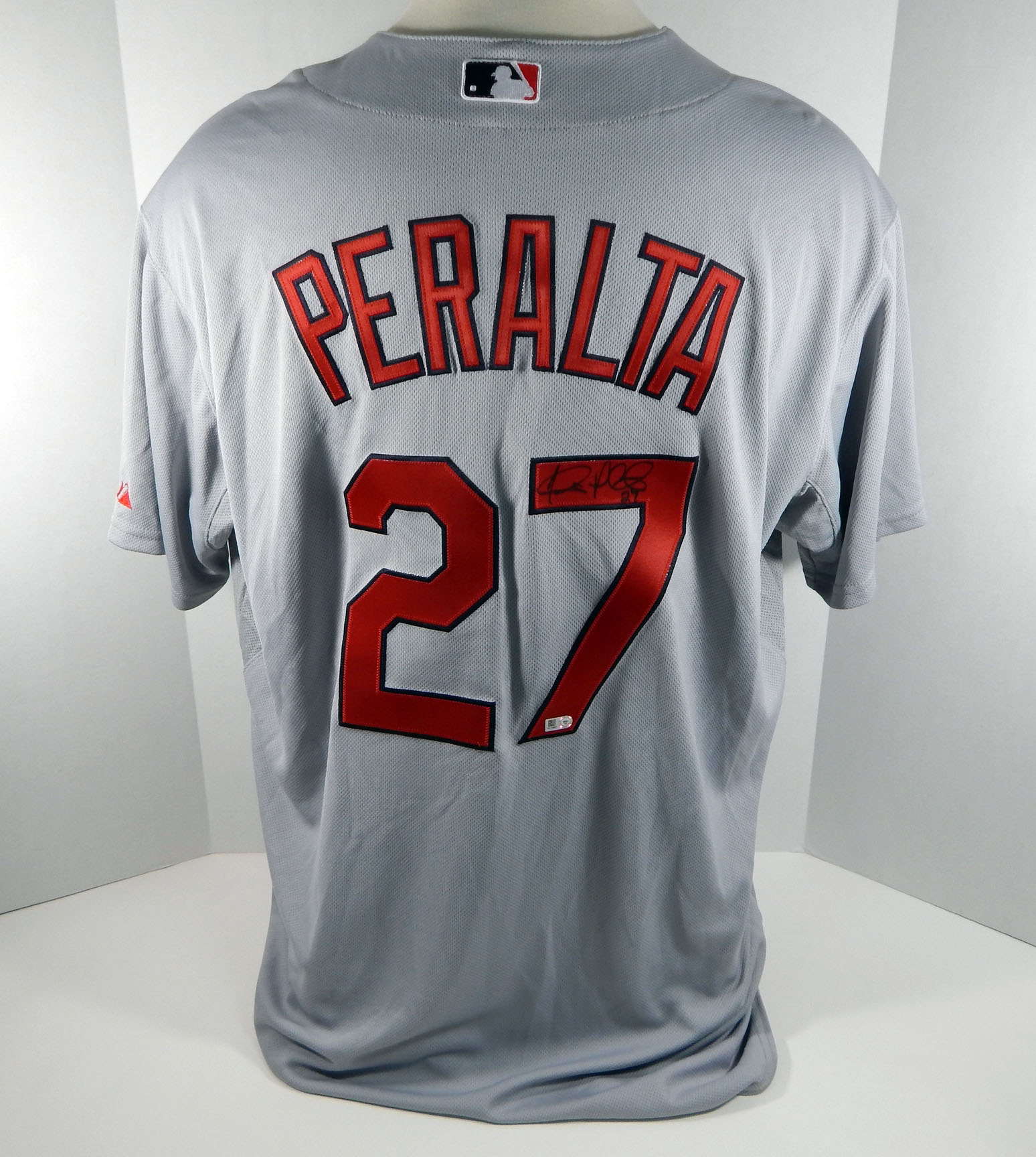 St. Louis Cardinals Johnny Peralta #27 Game Issued Signed Grey Jersey | eBay
