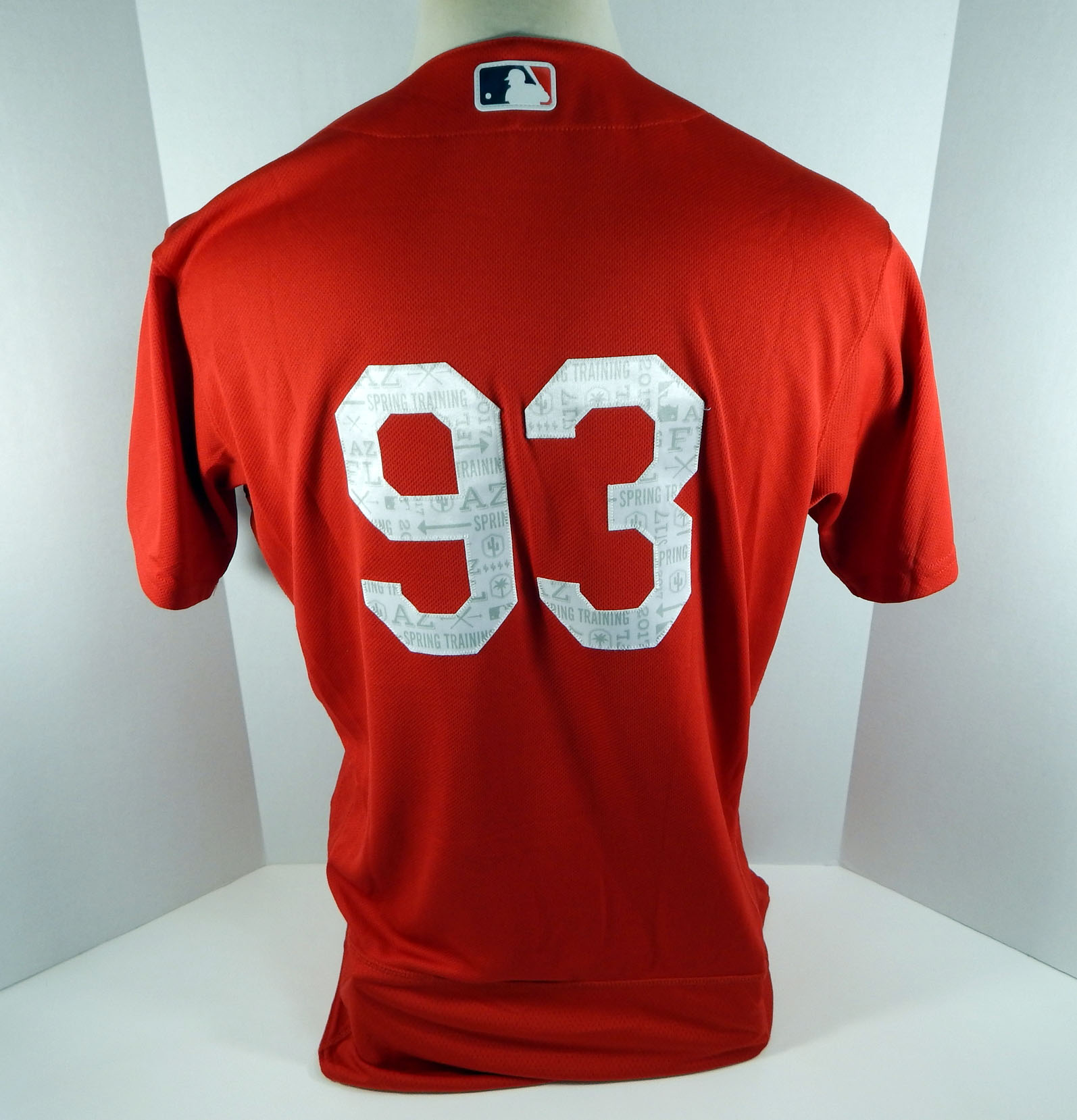 2017 St. Louis Cardinals #93 Game Issued Red Jersey Spring ...