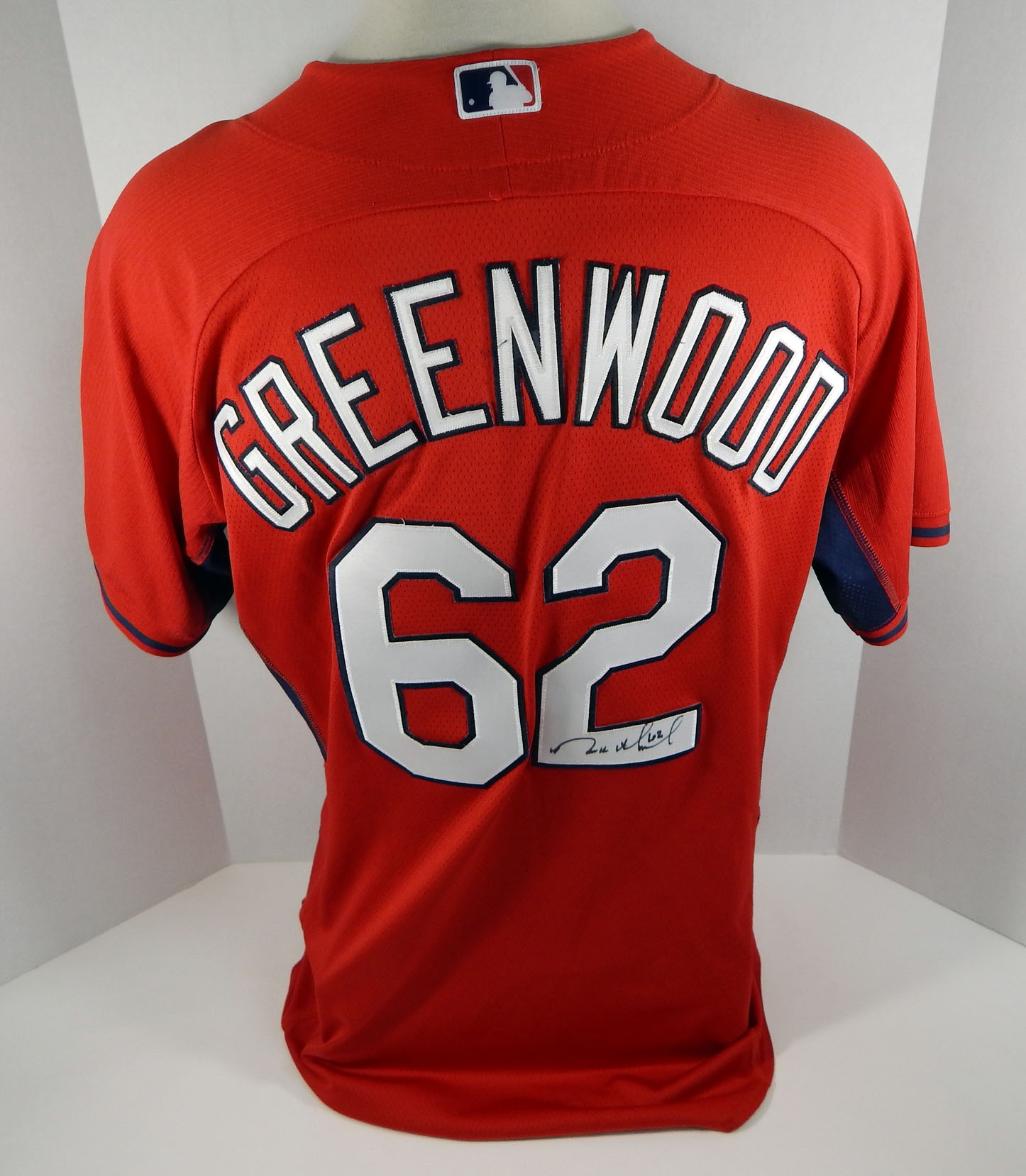 2015 St. Louis Cardinals Nick Greenwood #62 Game Issued Signed Red Jersey ST BP | eBay