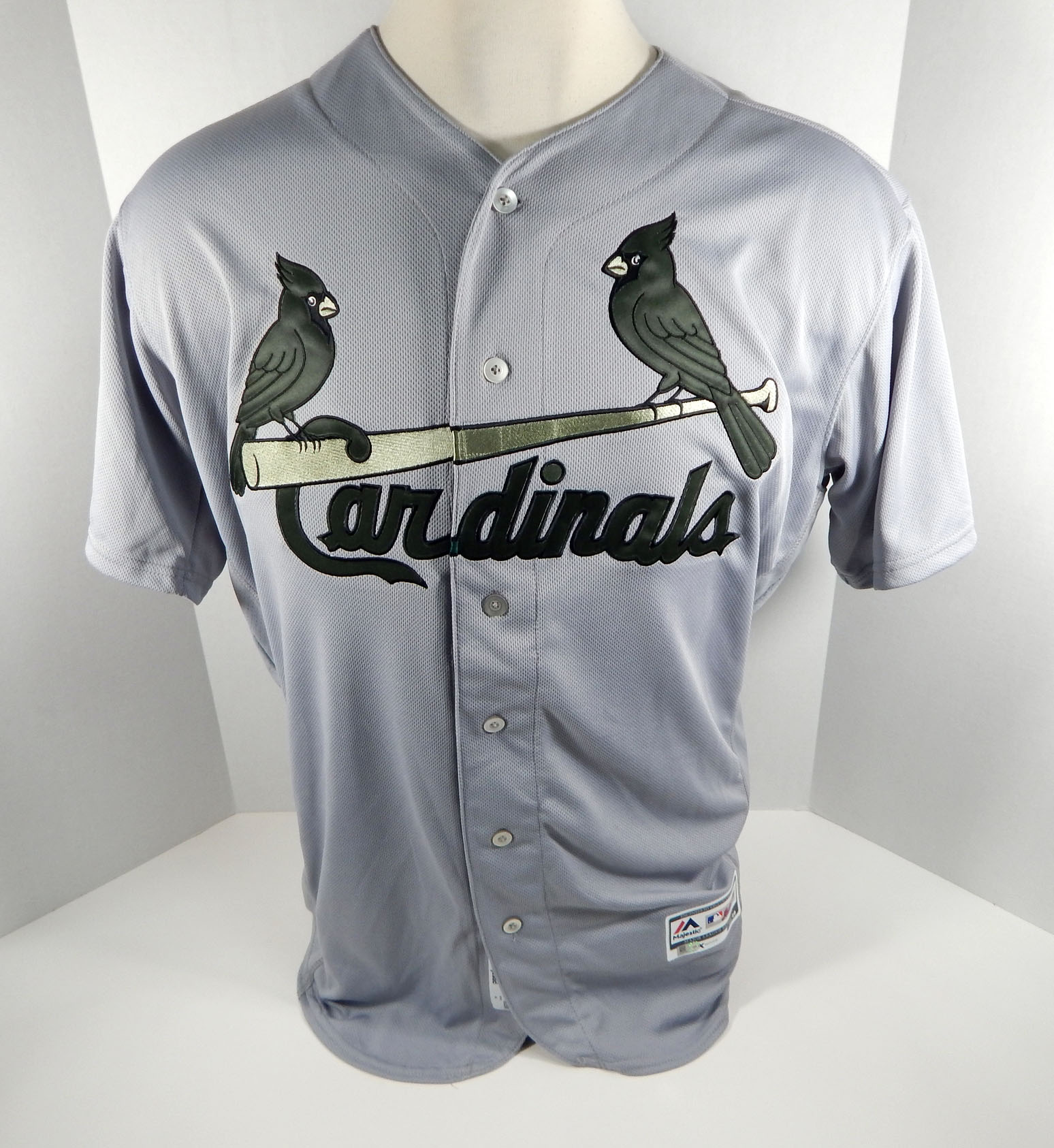 2018 St. Louis Cardinals Blank # Game Issued Grey Jersey Memorial Day 48 STLC417 | eBay