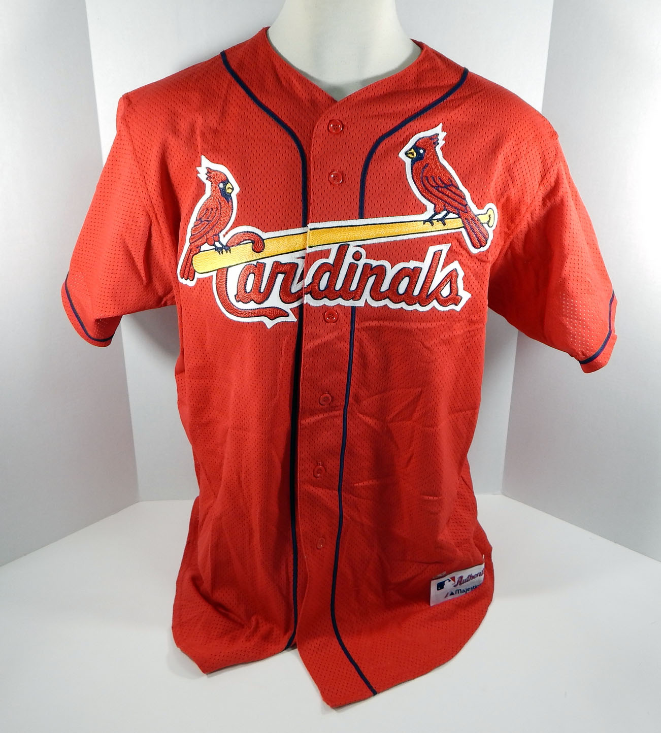 1998-2002 St. Louis Cardinals Blank # Game Issued Red ...