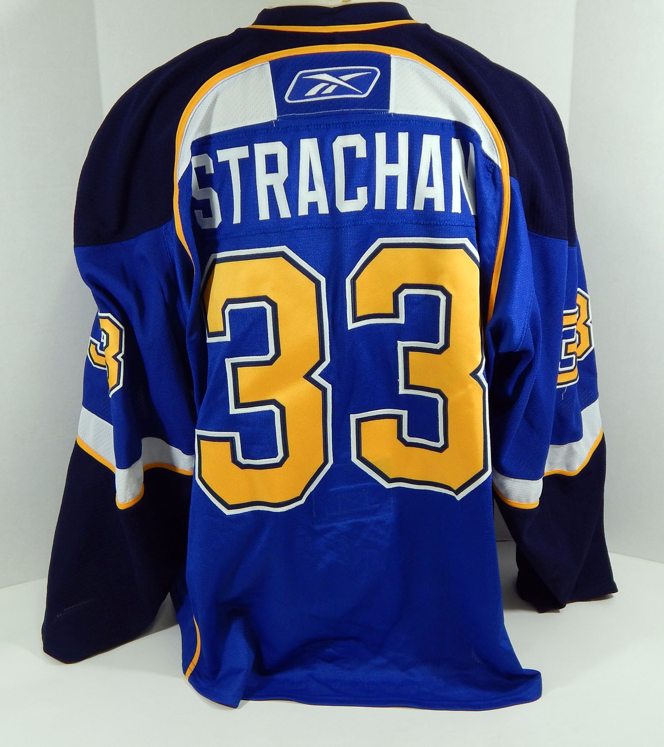 2009-10 St. Louis Ranking integrated 1st place Blues Tyson Strachan Game Blue Issued Max 76% OFF #33 Jers