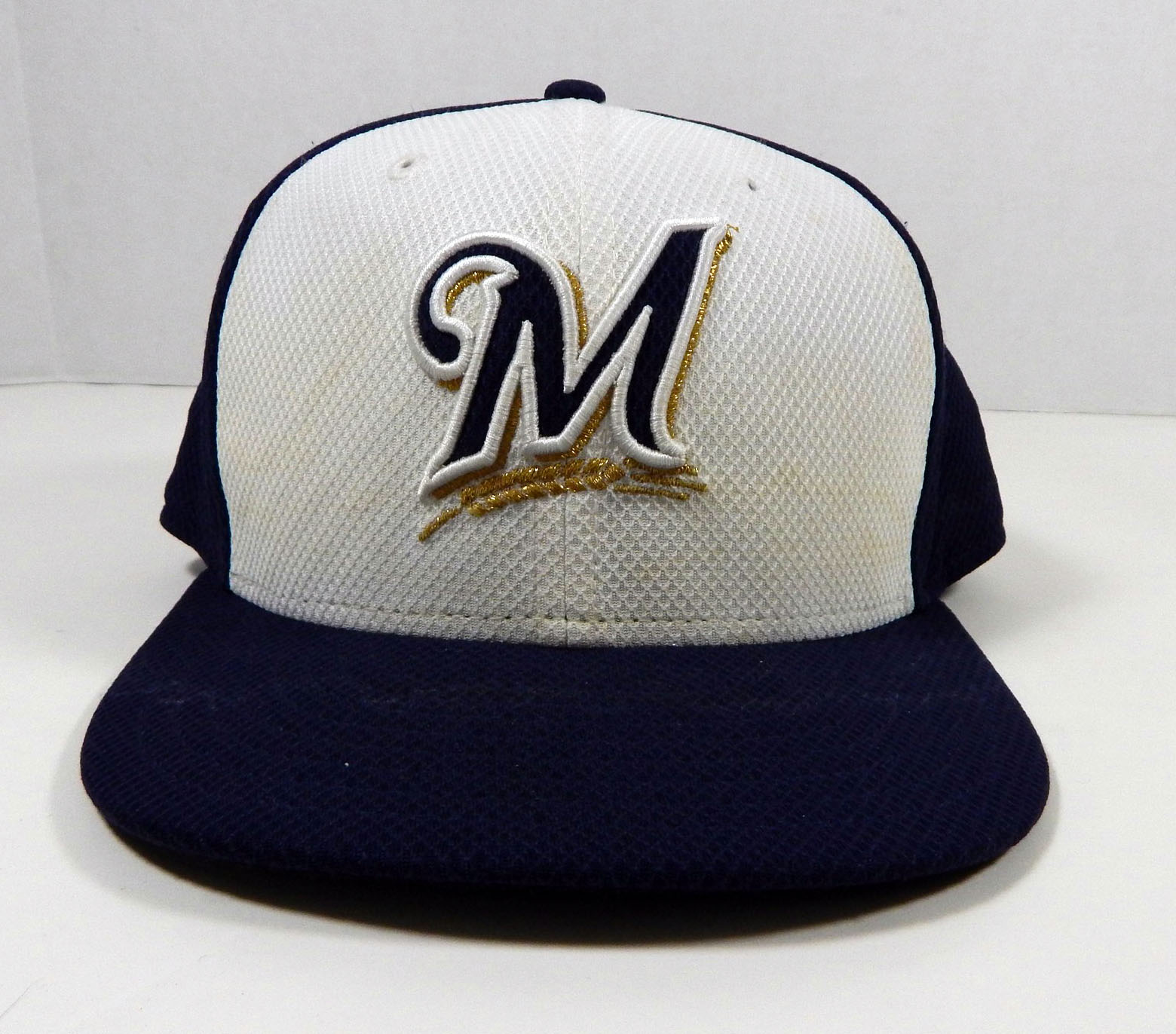 2015 Milwaukee Brewers Game Issued Navy Hat Batting Practice DP07012 | eBay