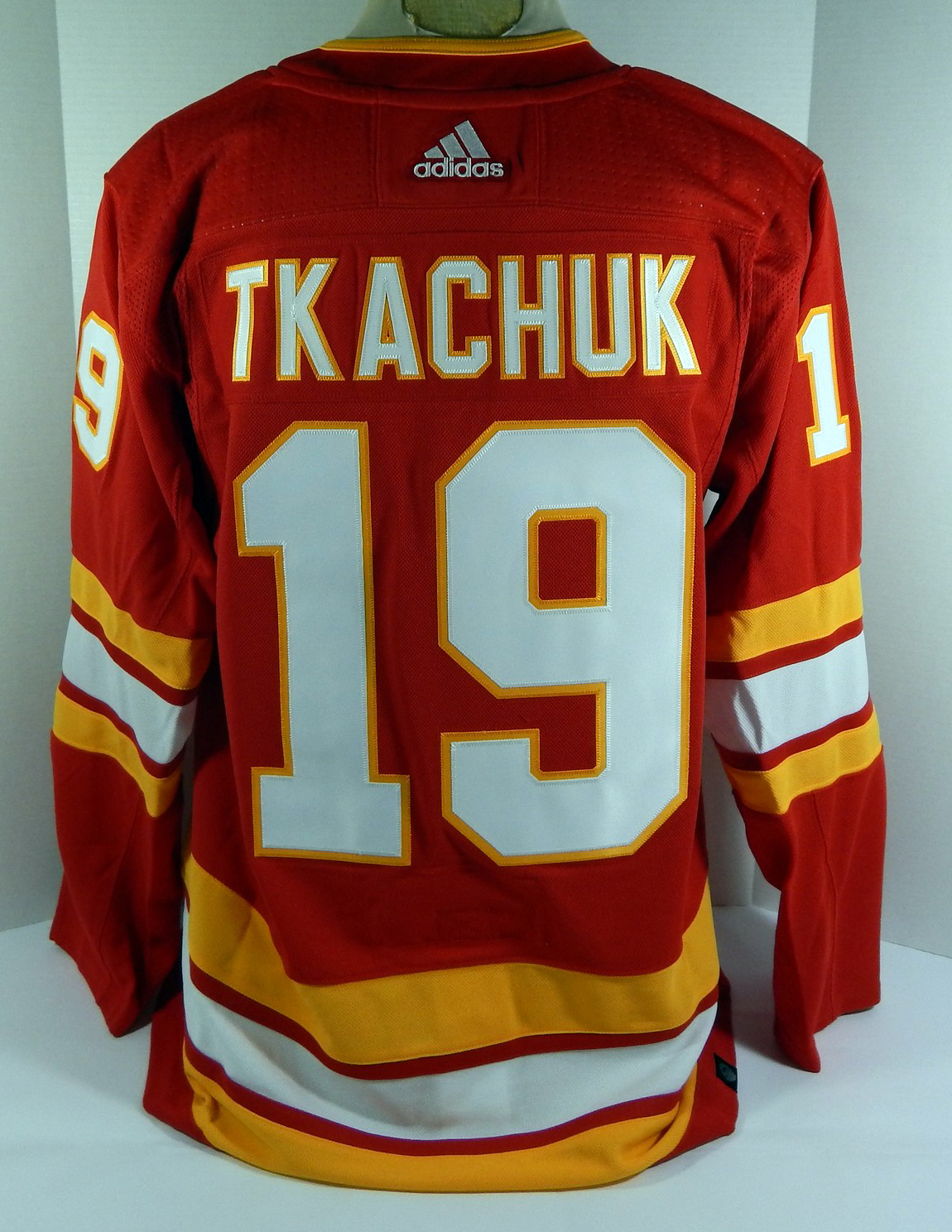 Matthew Tkachuk Calgary Flames Autographed Red Adidas Authentic Jersey