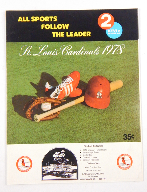 July 4th 1978 St. Louis Cardinals vs. Cubs Scored Scorecard | eBay